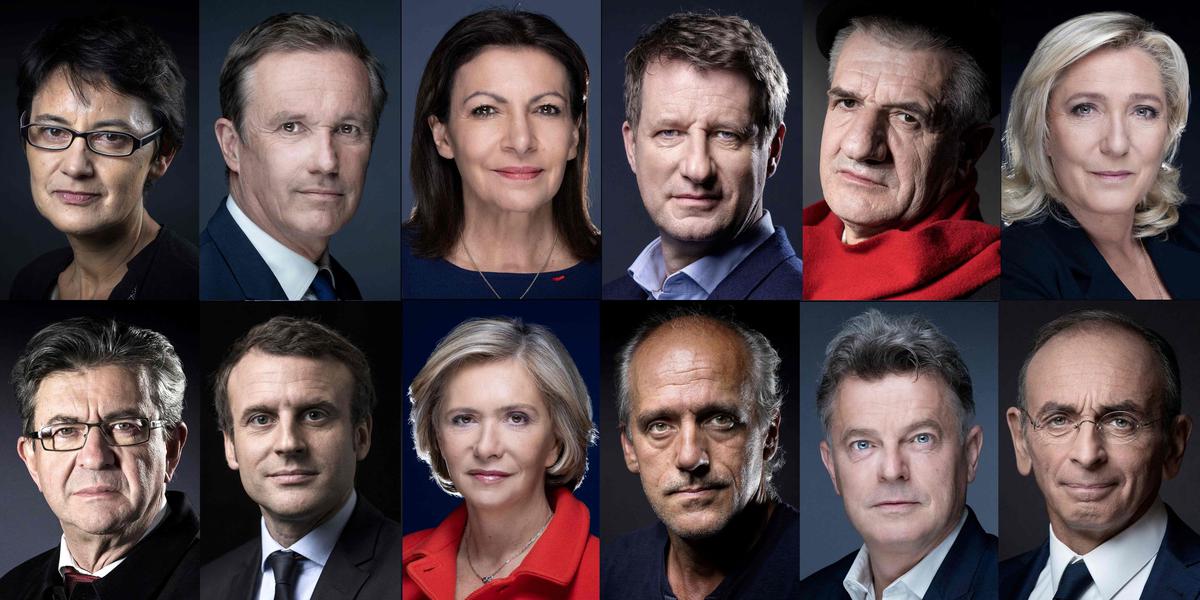 Candidats présidentielle 2022