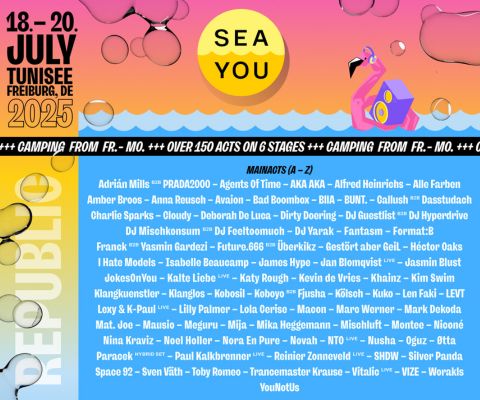Sea You 2025, Beach Republic au sud de l’Allemagne