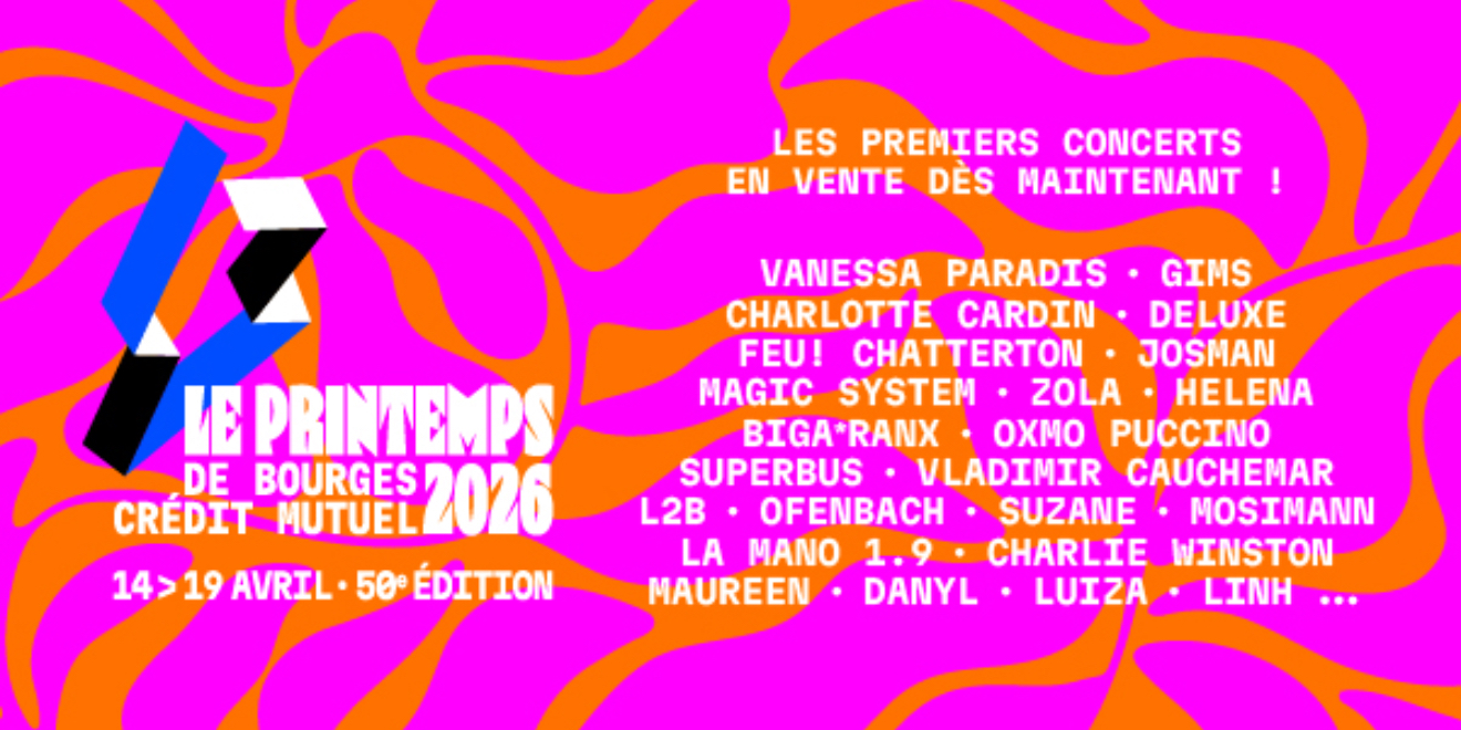 Le Printemps de Bourges dévoile les premiers noms de son édition 2026